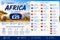Africa (25+ areas)